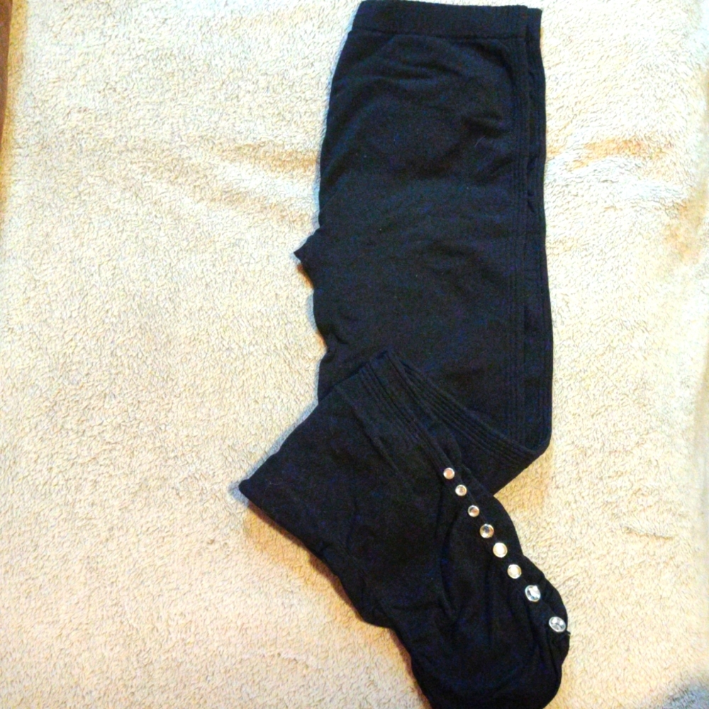 Leggings w Rhinestone at ankle